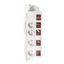 LogiLink LPS252 - 1.5 m - 4 AC outlet(s) - Indoor - Type F - Type F - IP20