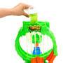 Mattel Hot Wheels Monster Trucks Mutant Chaos, Spielset Loop-Challenge mit Wreckin Wolf Spielzeug-T