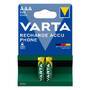 Varta -T398B - Rechargeable battery - AAA - Nickel-Metal Hydride (NiMH) - 1.2 V - 2 pc(s) - 800 mAh