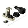 LogiLink MP0044 - RJ-45 - Stainless steel - Cat6a - U/FTP (STP) - ROHS - CE - -10 - 60 °C