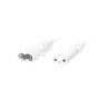 LogiLink 2m - IEC 60320-C8/IEC 60320-C7 - 2 m - C8 coupler - C7 coupler - White