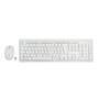 LogiLink Keyboard Mouse Combo wireless - Standard - Wireless - USB - White - Mouse included