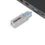 LINDY DisplayPort Port Schloss blau 4 Stück + 1 Schlüssel (40324)
