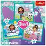 Trefl S.A. 3 in 1 Puzzle  Gabby's Dollhouse