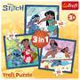 Trefl S.A. 3 in 1 Puzzle  Lilo & Stitch