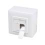LogiLink NP0039A - RJ-45 - Metallic,White - ISO/IEC 11801 - TIA/EIA 568B.2-1 - 80 mm - 80 mm - 40 mm