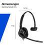 HP Poly Mission 425 Stereo USB Wired Headset Classic Bulk WW (C01B3A6#AC3)