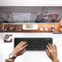 Logilink Tastatur Wireless mit Touchpad, 2,4 GHz, schwarz (ID0188)