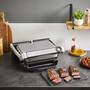 Tefal Kontaktgrill GC717D OptiGrill schwarz/edelstahl