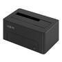 LogiLink QP0027 - HDD - SSD - Serial ATA - Serial ATA II - Serial ATA III - 2.5,3.5" - USB 3.2 Gen 2 (3.1 Gen 2) Type-C - 10 Gbit/s - Black