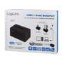 LogiLink QP0027 - HDD - SSD - Serial ATA - Serial ATA II - Serial ATA III - 2.5,3.5" - USB 3.2 Gen 2 (3.1 Gen 2) Type-C - 10 Gbit/s - Black