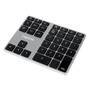 Logilink Keypad Bluetooth, mit 35 Tasten, ALU, Space grau (ID0187)