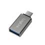 Logilink USB 3.2 Gen1 Type-C Adapter, C/M zu USB-A/F, silber (AU0042)