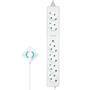 LogiLink LPS271 - Steckdosenleiste 6-fach 4 mit Fußschalter 6x CEE 7/3 1.5 m - Power Strip