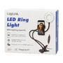 LogiLink Smartphone-Ringlicht-Klemmhalterung 85 mm für Smartphone von 10.16 cm - 17.78