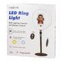 Logilink Smartphone-Ringlicht-Stativ m. Fernauslöser,DM 25cm (AA0152)