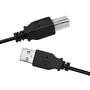 LogiLink CU0007B - 2 m - USB A - USB B - USB 2.0 - 480 Mbit/s - Black
