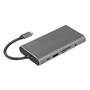 LogiLink Dockingstation USB 3.2 Gen1 USB-C 10-Port PD silb.