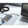 LogiLink Dockingstation USB 3.2 Gen1 USB-C 10-Port PD silb.