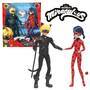 Bandai - Miraculous Ladybug und Cat Noir,ca. 26cm
