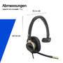 HP Poly Mission 815 Monaural USB Wired Headset WW (C01F8AA#AC3)