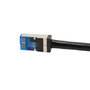 LogiLink CQ7083S - 7.5 m - Cat6a - S/FTP (S-STP) - RJ-45 - Black