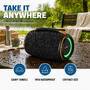 Nedis Bluetooth®-Lautsprecher / 360 min / Handgerät / 40 W / Mono / Aussenbereich / Startseite / Tragbar / Verknüpfbar / Orange / Schwarz