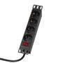 Logilink Steckdosenleiste 4-fach mit Schalter,10"(1HE),2m (PDU4B01)