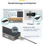 STARTECH.COM USB-C Dockingstation fur Drei Monitore 140W Laptop-Ladestation fur MacBook Pro und Wind