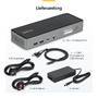 STARTECH.COM USB-C Dockingstation fur Drei Monitore 140W Laptop-Ladestation fur MacBook Pro und Wind