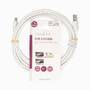 Nedis USB-Kabel / USB 2.0 / USB-A Stecker / USB-C™ Stecker / 15 W / 480 Mbps / Vernickelt / 3.00 m / Rund / PVC / Weiss / Label