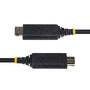 STARTECH.COM 2m USB-C to HDMI Adapter Cable Gripping HDMI Connector 4K 60Hz Thunderbolt Compatible H