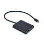 I-TEC USB C auf Dual DisplayPort VideoAdapter 2x DisplayPort 4K Ultra HD kompatibel mit Thunderbolt 