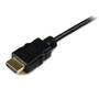 STARTECH.COM 2 m High Speed HDMI-Kabel mit Ethernet - HDMI auf HDMI Micro - Stecker/Stecker (HDADMM2