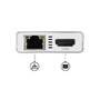 STARTECH.COM USB-C Multiport Adapter for Laptops - Power Delivery - 4K HDMI - GbE - USB 3.0 - Silver