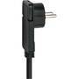 Brennenstuhl Comfort-Line Plus, Steckdosenleiste 6-fach (mit Flachstecker, Schalter, 2.00m Kabel und extra breite Abstände der Steckdosen) schwarz TYPE F