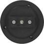 Brennenstuhl Reisestecker / Reiseadapter (Reise-Steckdosenadapter für: Italien Steckdose und Euro Stecker) schwarz