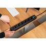Brennenstuhl 1150650316 - 3 m - 6 AC outlet(s) - Indoor - Black - 400 mm