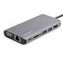 STARTECH.COM USB-C Multiport Adapter - HDMI / VGA - PD - SD - Ethernet - Audio - 30cm Cable - USB-C 