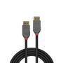 LINDY DisplayPort 1.4 Kabel Anthra Line 2m St/St A/B schwarz (36482)
