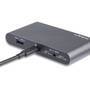 STARTECH.COM Dual Monitor USB-C Multiport Adapter - Windows - 2 x 4K DP - 100W PD 3.0 - GbE? - DP Al