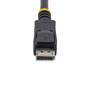 StarTech.com 5m (15ft) DisplayPort 1.2 Cable - 4K x 2K Ultra HD VESA Certified DisplayPort Cable - DP to DP Cable for Monitor - DP Video/Display Cord - Latching DP Connectors - 5 m - DisplayPort - DisplayPort - Male - Male - 4096 x 2160 pixels