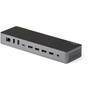 StarTech.com Thunderbolt 3 Dock w/ USB-C Host Compatibility - Dual 4K 60Hz DisplayPort 1.4 or Dual HDMI Monitors - Single 8K - TB3/USB-C Laptop Docking Station - 96W PD - 5xUSB - 10Gbps - Wired - Thunderbolt 3 - 96 W - 3.5 mm - Black - Grey - 40 Gbit/s