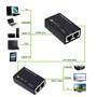 Techly IDATA-EXT-E30D - HDMI - HDMI - Cat5e,Cat6 - 1920 x 1080 pixels - Black - 30 m