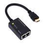 Techly IDATA-EXT-E30D - HDMI - HDMI - Cat5e,Cat6 - 1920 x 1080 pixels - Black - 30 m