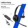 HP Poly Mission 425 Stereo USB Wired Headset Classic Bulk WW (C01B3A6#AC3)