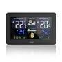 Hama Premium - Black - Indoor barometer,Indoor hygrometer,Indoor thermometer,Outdoor hygrometer,Outdoor thermometer - Barometer - 600 - 1100 kPa - 20 - 95% - 20 - 95%