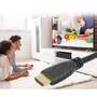 Techly ICOC-HDMI2-4-005 - 0.5 m - HDMI Type A (Standard) - HDMI Type A (Standard) - 4096 x 2160 pixels - 3D - Black