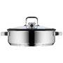 WMF Vitalis 17.4301.6040 - 5 L - Stainless steel - Round - Ceramic,Gas,Induction - Stainless steel - Glass