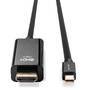 Lindy Kabel Mini DisplayPort/HDMI 4K30 (DP: passiv) 2m - DisplayPort - HDMI Type A (Standard) - Male - Male - 3840 x 2160 pixels - 1080p
